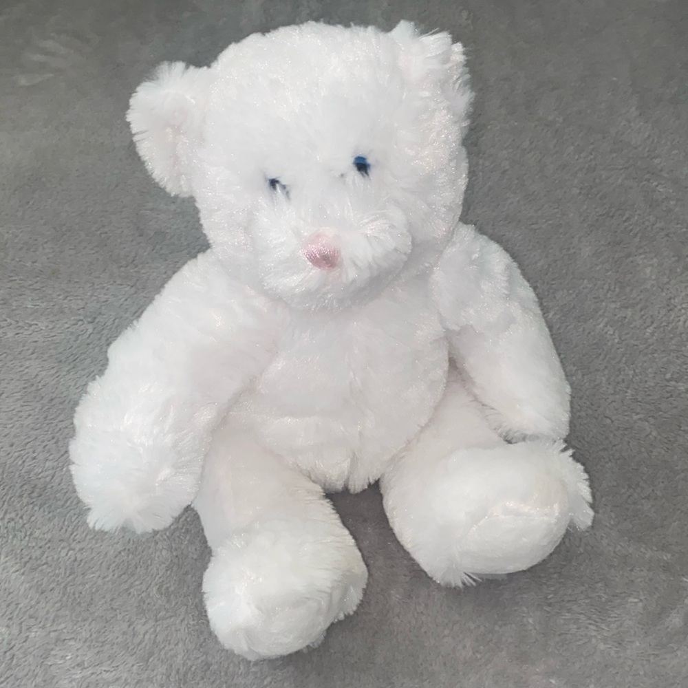 My pawfect bear stuffed animal white